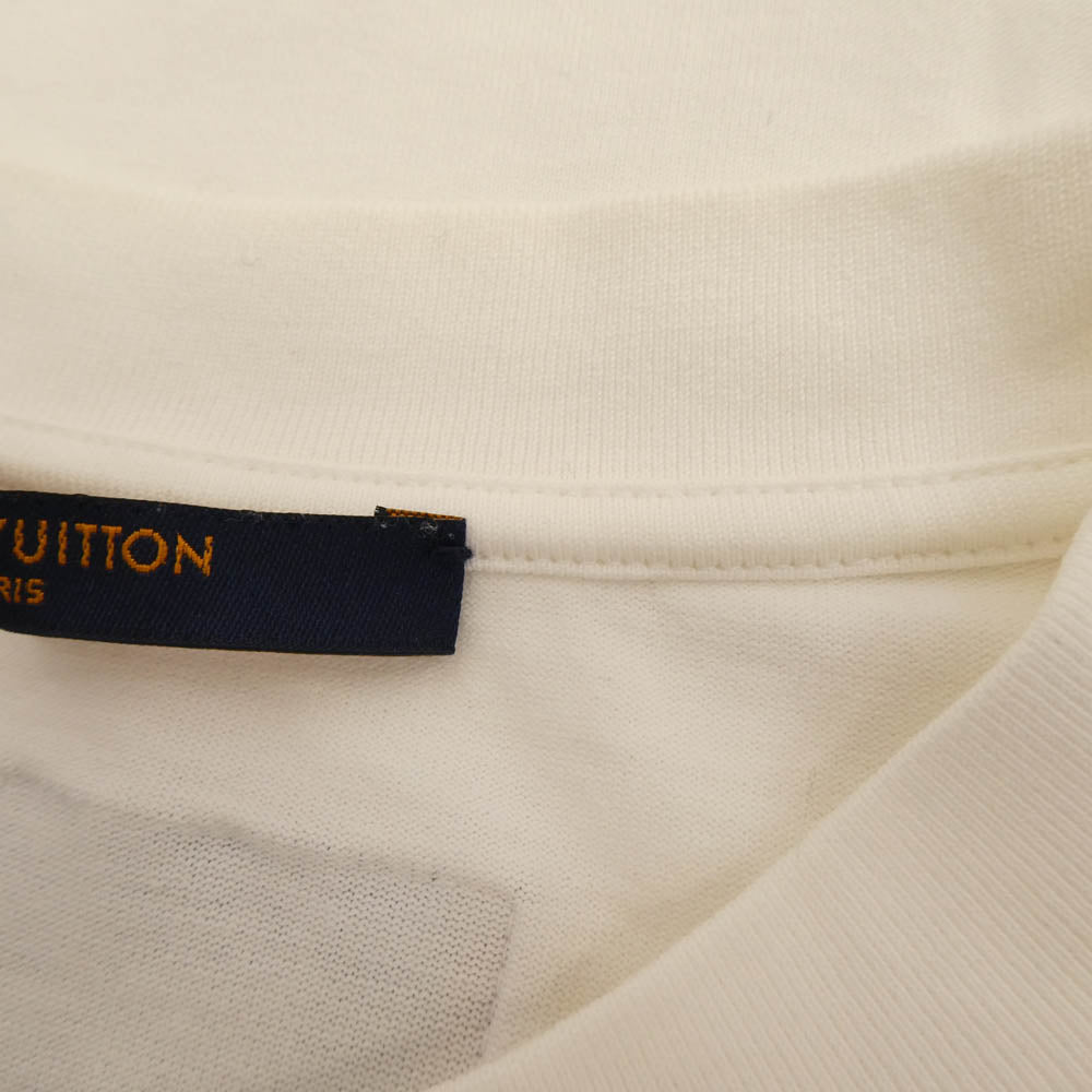 LOUIS VUITTON ルイ・ヴィトン 20aw マルチカラー モノグラム 半袖 Tシャツ ホワイト系 L【中古】