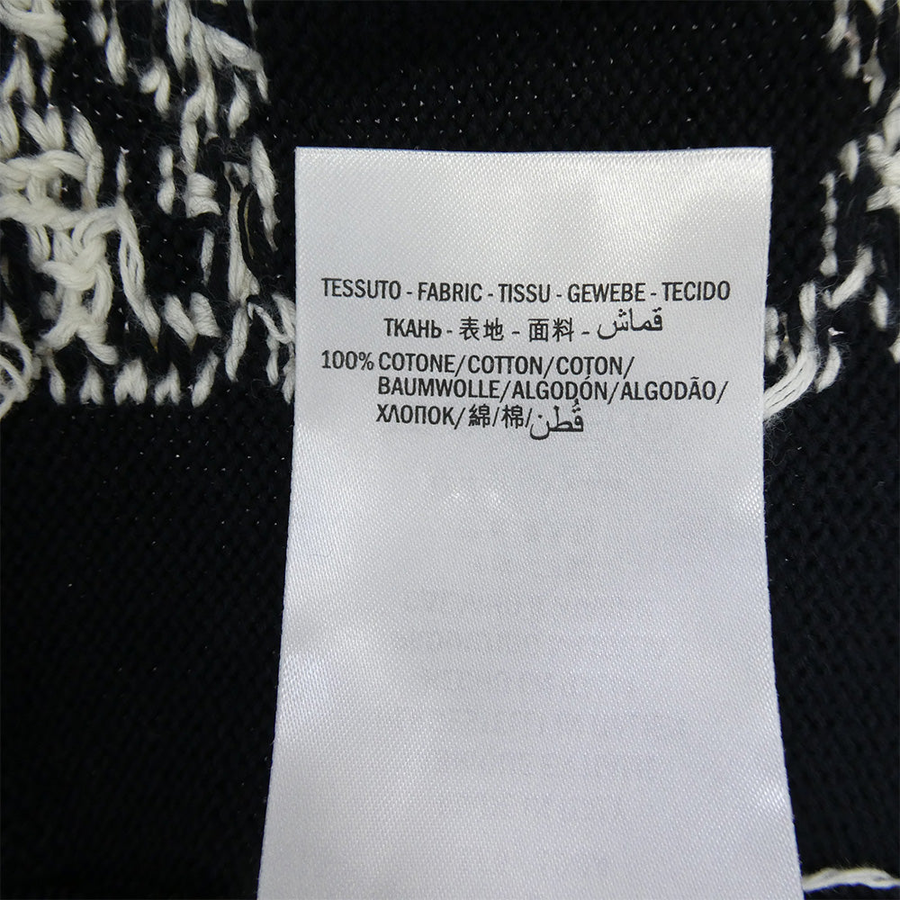 GUCCI グッチ 523048 GGジャガード コットン ニット カーディガン マルチカラー系 ブラック系 L【中古】