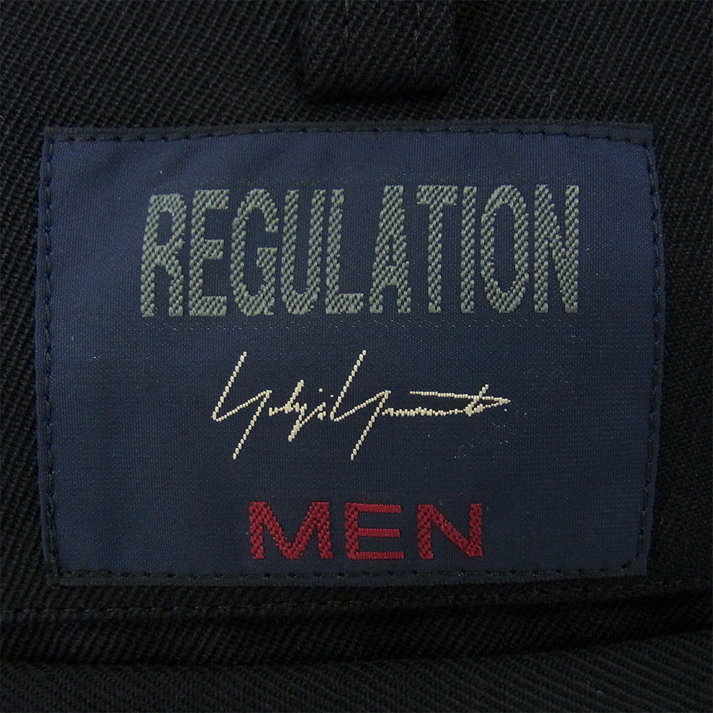 Yohji Yamamoto ヨウジヤマモト 24AW HO-P01-141 REGULATION ARMY STANDARD STRING PANTS レギュレーション Re定番ヒモP アーミー ギャバジン パンツ ブラック系 2【中古】