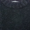 Yohji Yamamoto POUR HOMME ヨウジヤマモトプールオム 22AW HE-K31-986 5G PLATING RIB DROP NEEDLE プレーティング リブ ドロップ クルーネック ニット セーター ブラック系 3【中古】