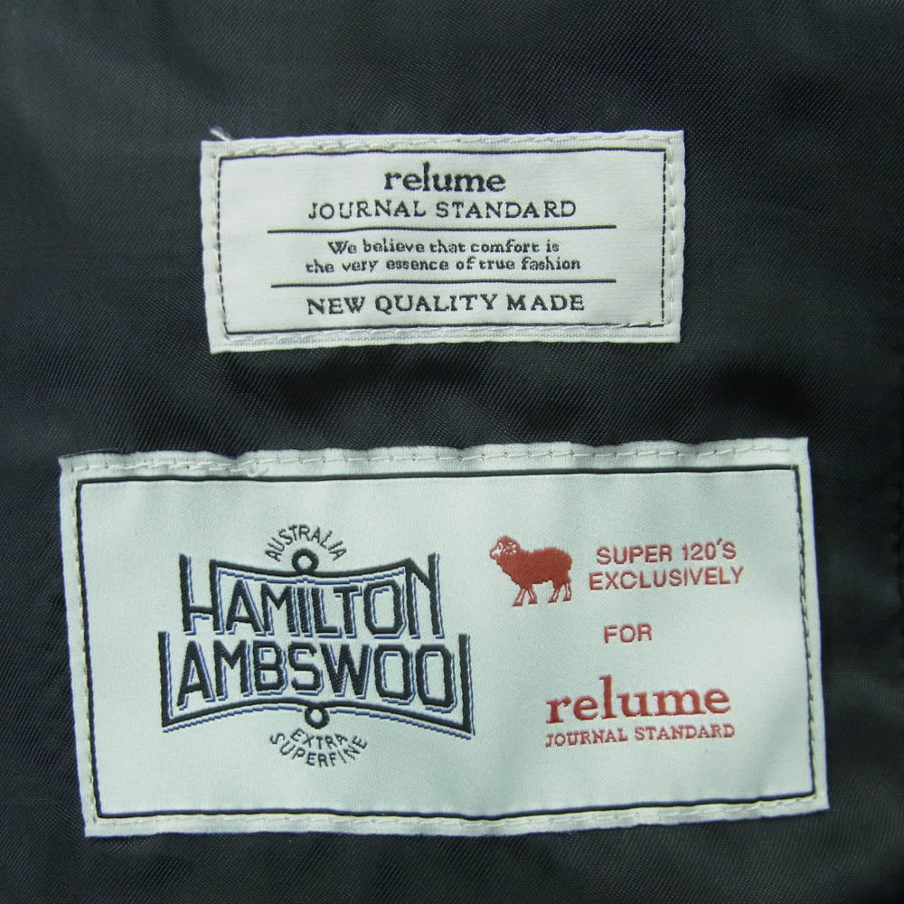 JOURNAL STANDARD ジャーナルスタンダード relume レリューム HMILTON LAMSWOOL チェスター コート ダークグレー系 M【中古】