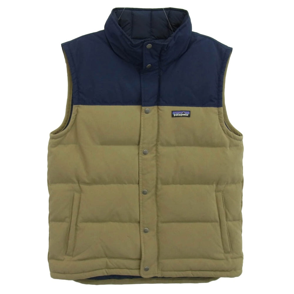 patagonia パタゴニア 15AW 27586 BIVY DOWN VEST ダウン ベスト ベージュ系 M【中古】