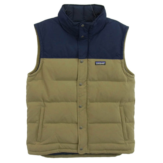 patagonia パタゴニア 15AW 27586 BIVY DOWN VEST ダウン ベスト ベージュ系 M【中古】