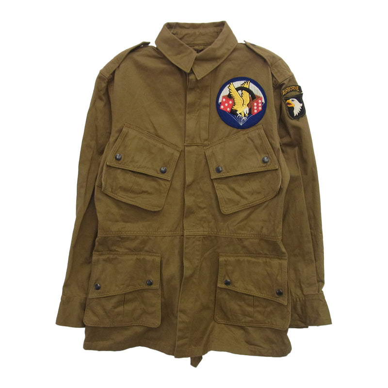 Buzz Rickson's バズリクソンズ BR14843 COAT PARACHUTE JUMPER 506th PARACHUTE INFANTRY REGIMENT パラシュート ジャンパー コート ジャケット カーキ系 38【中古】
