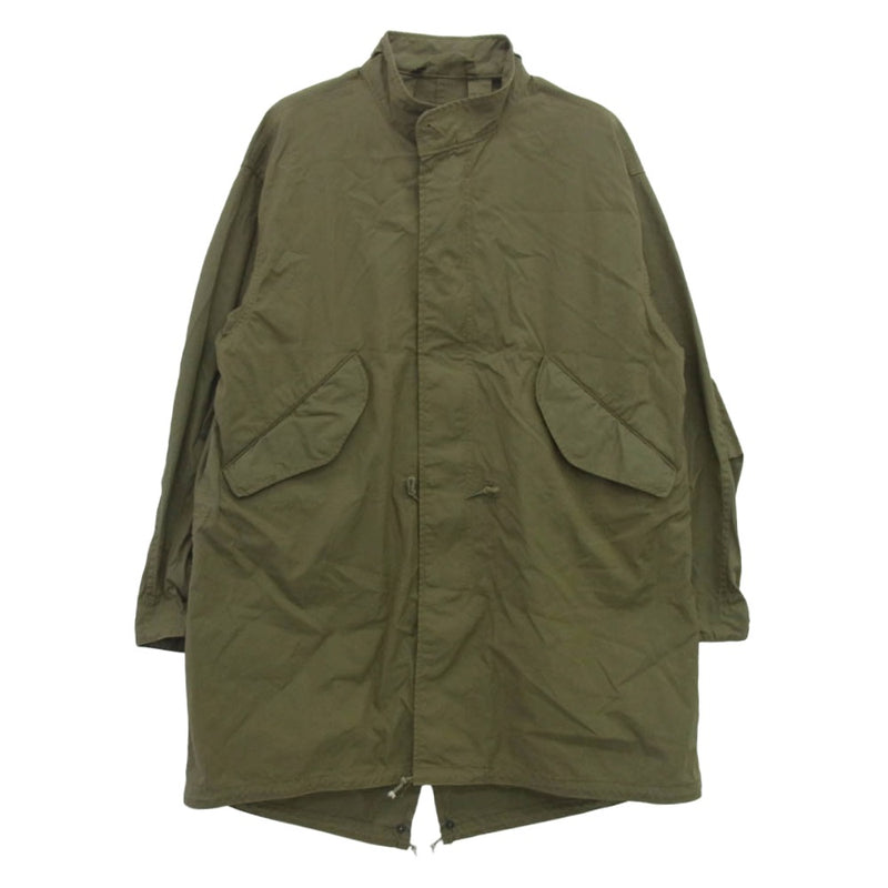Buzz Rickson's バズリクソンズ BR14719 M-65 NO HOOD フィールドパーカ ノーフード コート フィッシュテール グリーン系 M【中古】