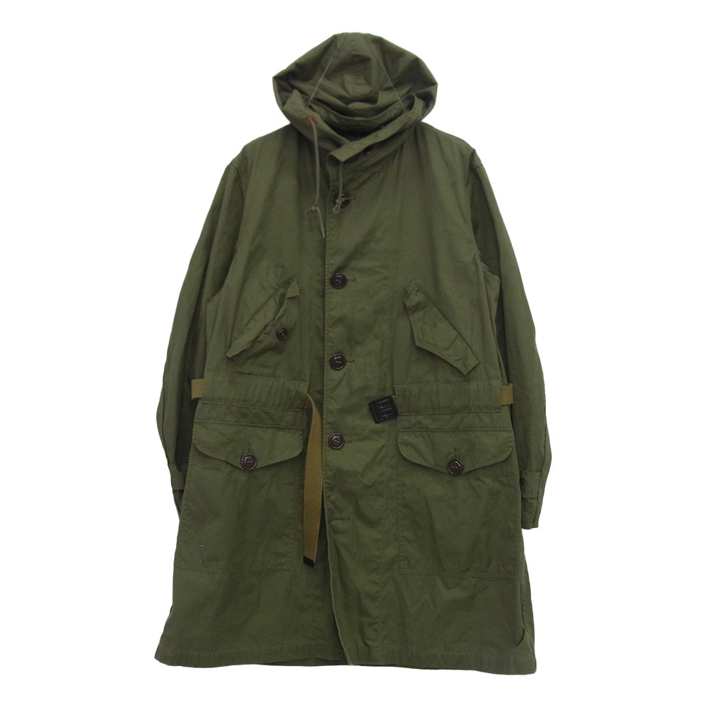 Buzz Rickson's バズリクソンズ BR14197 TYPE M-47 OVERCOAT PARKA オーバー コート グリーン系 M【中古】