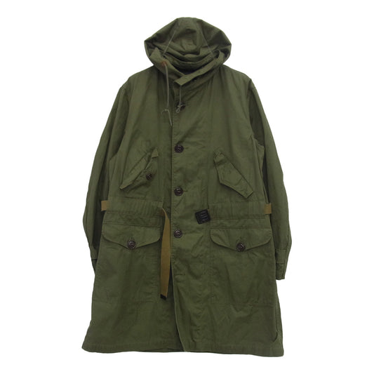 Buzz Rickson's バズリクソンズ BR14197 TYPE M-47 OVERCOAT PARKA オーバー コート グリーン系 M【中古】