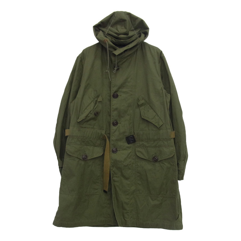 Buzz Rickson's バズリクソンズ BR14197 TYPE M-47 OVERCOAT PARKA オーバー コート グリーン系 M【中古】