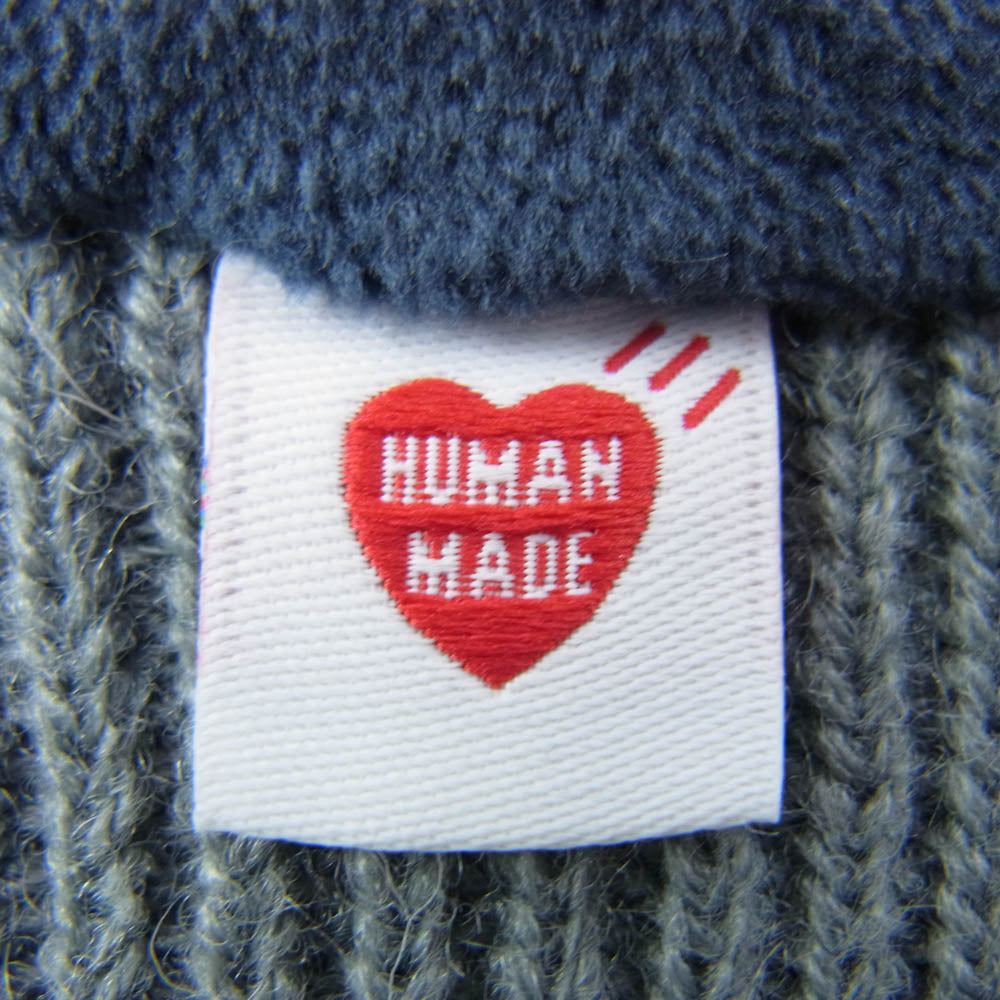 HUMAN MADE ヒューマンメイド HM28GD025 Fleece Gloves Navy フリース グローブス 手袋 ネイビー系 グレー系【新古品】【未使用】【中古】