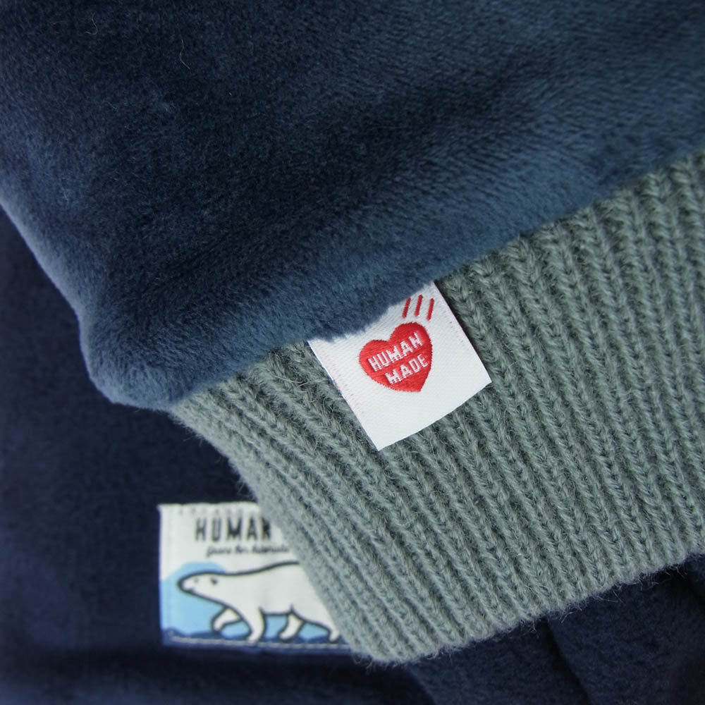 HUMAN MADE ヒューマンメイド HM28GD025 Fleece Gloves Navy フリース グローブス 手袋 ネイビー系 グレー系【新古品】【未使用】【中古】