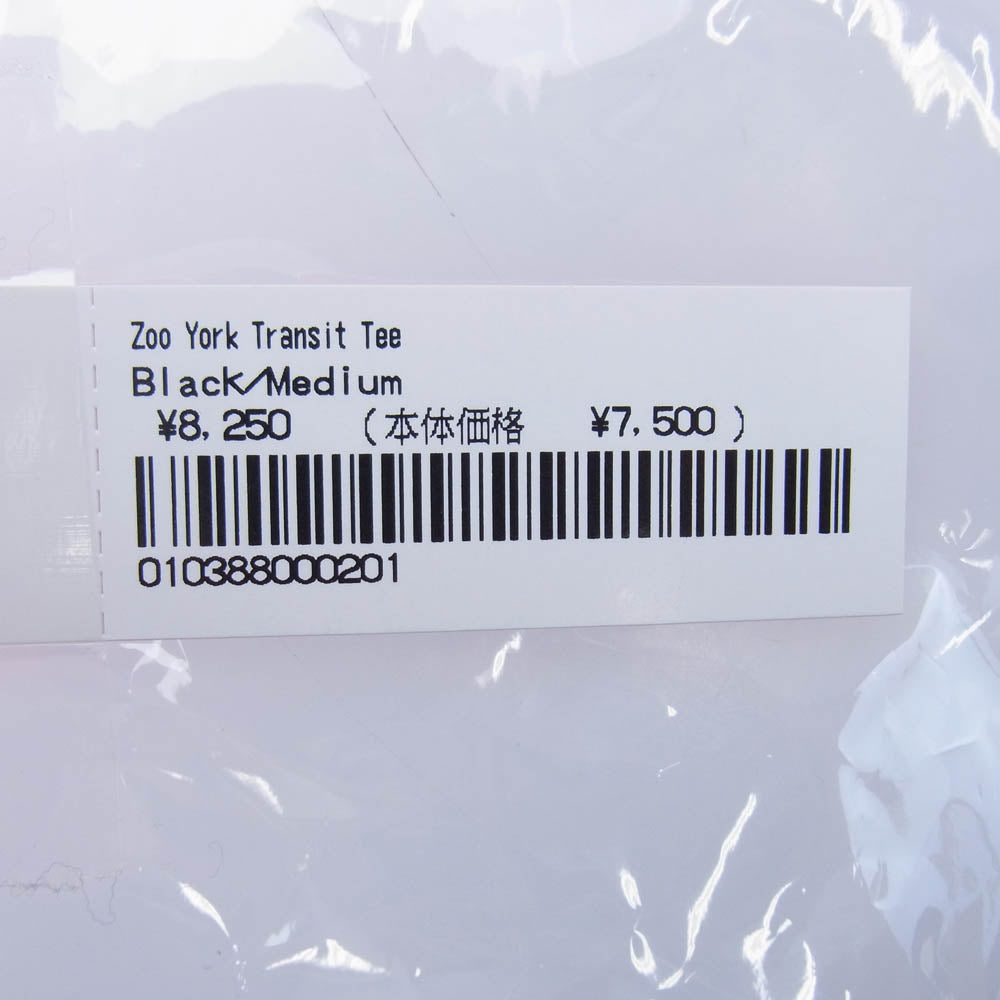 Supreme シュプリーム 25AW Zoo York Transit Tee ズー ヨーク トランジット 半袖 Tシャツ ブラック系 M【新古品】【未使用】【中古】