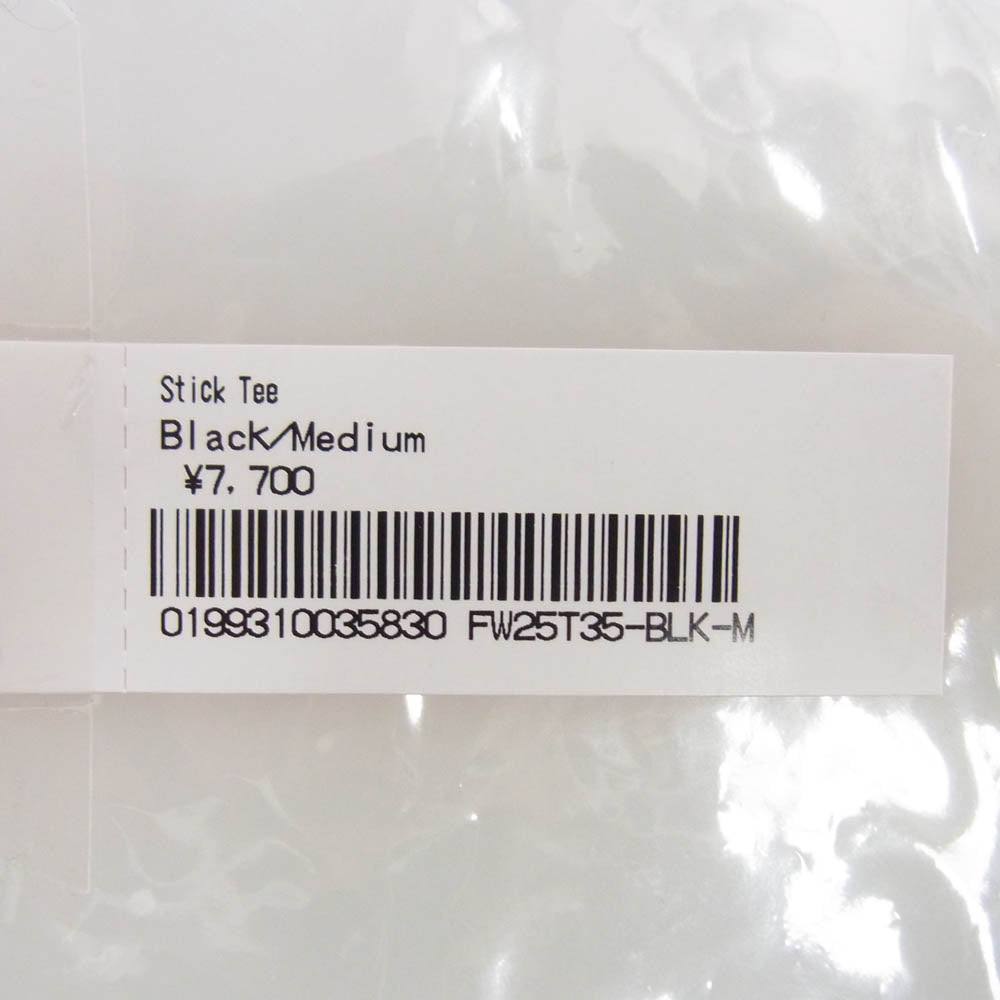 Supreme シュプリーム Stick Tee スティック 半袖 Tシャツ ブラック系 M【新古品】【未使用】【中古】