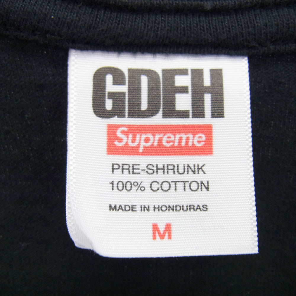 Supreme シュプリーム 25SS GOODENOUGH End Racism Tee グッドイナフ エンド レイシズム 半袖 Tシャツ ブラック系 M【中古】