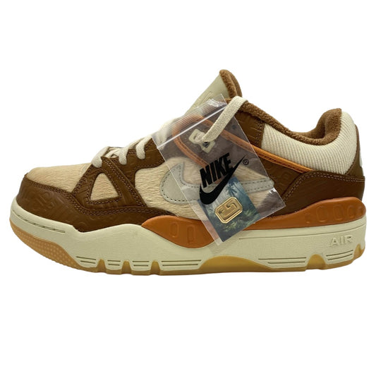 NIKE ナイキ HQ0260-200 【フェイクバスターズ鑑定済】 ×NIGO? Air Force 3 Low SP Beige (Heel Logo NIGO) ニゴー エアフォース3 ロー SP ベージュヒールロゴ NIGO ブラウン系 27.5cm【新古品】【未使用】【中古】
