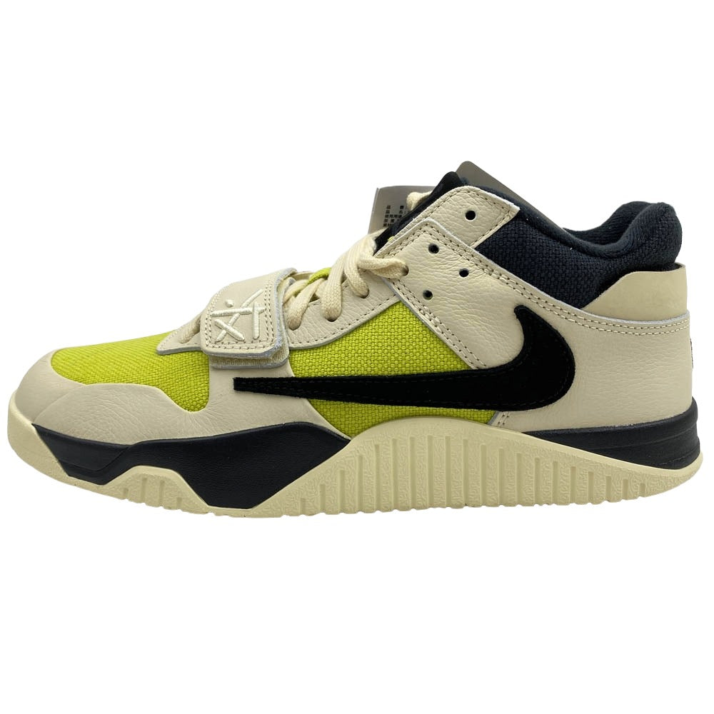 NIKE ナイキ FZ8117-102 【フェイクバスターズ鑑定済】 ×Travis Scott Jordan Jumpman Jack TR CJ1 T-Rexx Bright Cactusトラヴィススコット ジョーダン ジャンプマンジャック ブライトカクタス ベージュ系 27.5cm【新古品】【未使用】【中古】