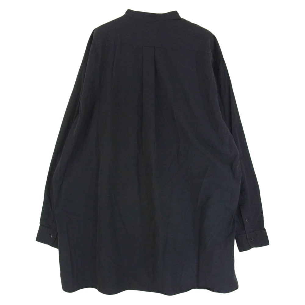 COMOLI コモリ 22SS V01-02002 バンドカラー 長袖 シャツ チャコール系 3【中古】