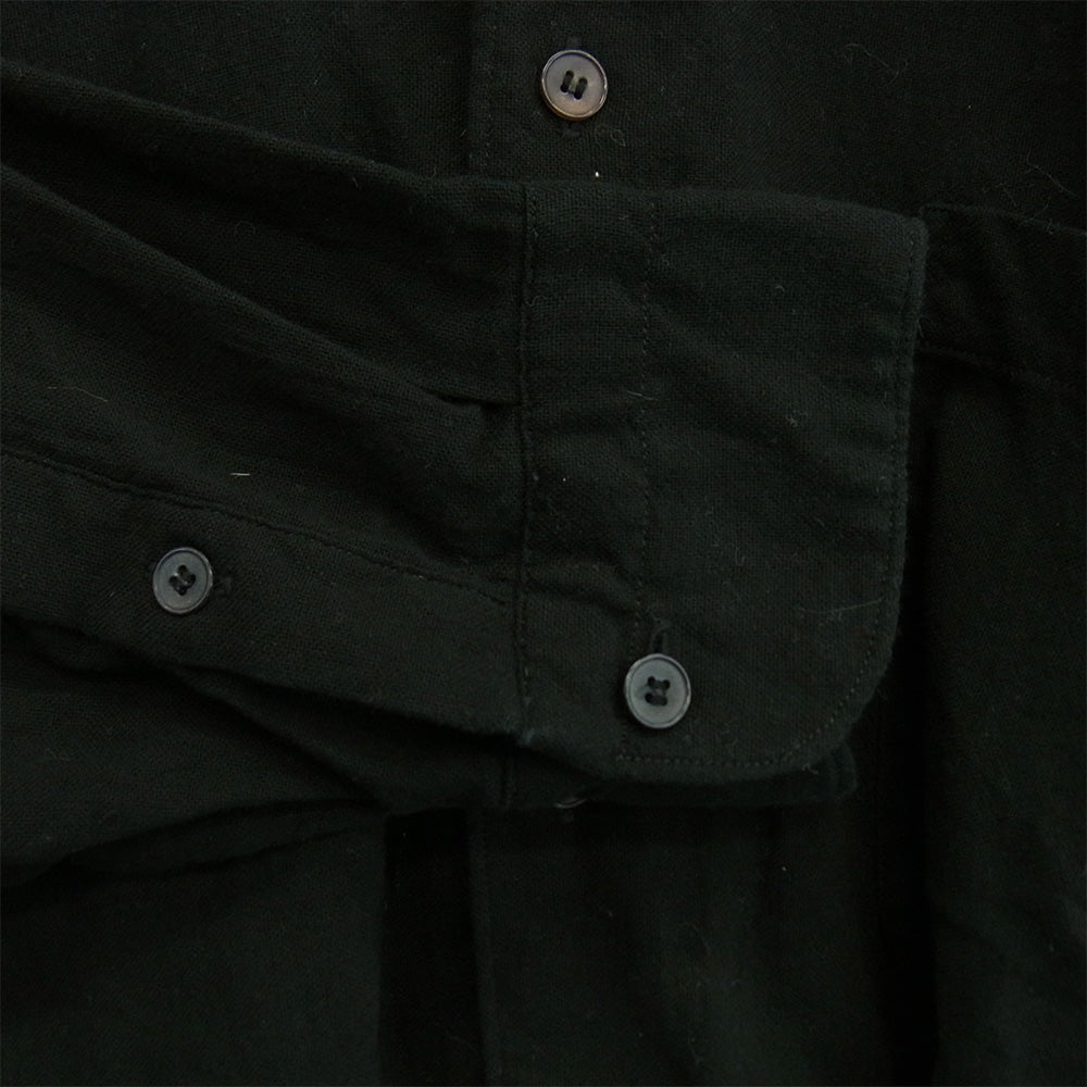 COMOLI コモリ 24SS Z01-02022 オックス 長袖 シャツ ブラック系 3【中古】