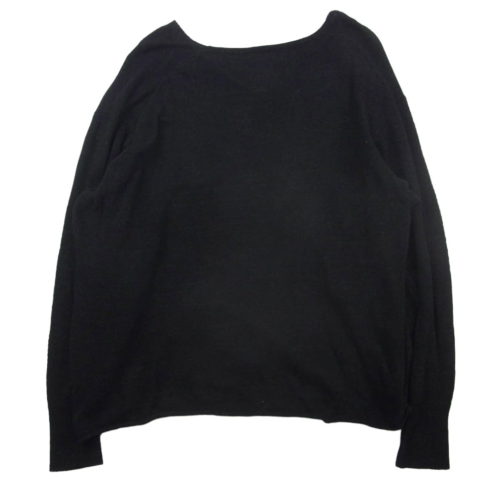 COMOLI コモリ 24SS Z01-06019 ブラック Vネックニット ブラック系【中古】