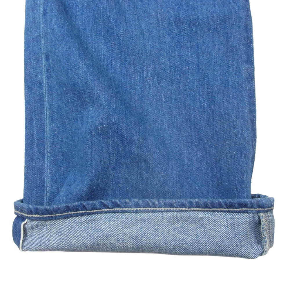AURALEE オーラリー 22AW A22AP02SD SELVEDGE LIGHT DENIM PANTS セルビッジ ライト デニムパンツ ジーンズ インディゴブルー系 3【中古】