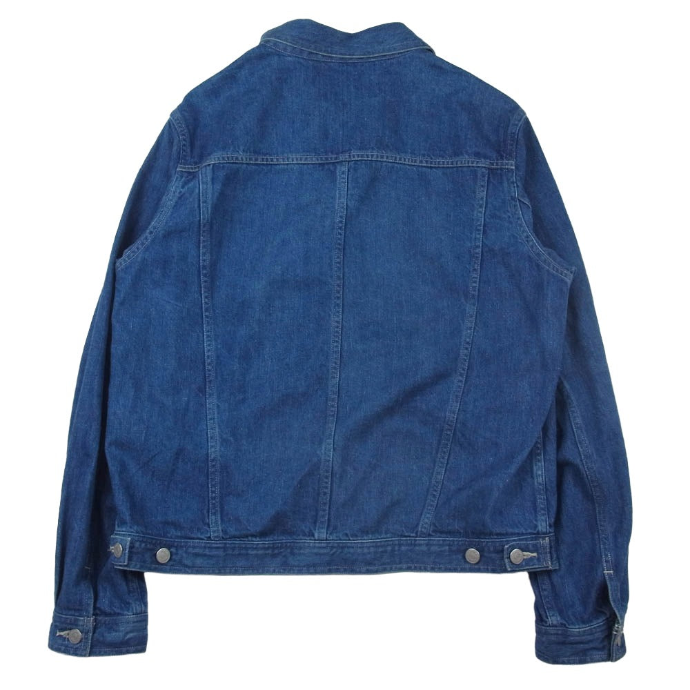 AURALEE オーラリー 22AW A22AB01SD SELVEDGE LIGHT DENIM BLOUSON セルビッジ ライト デニムジャケット ブルゾン インディゴブルー系 4【中古】