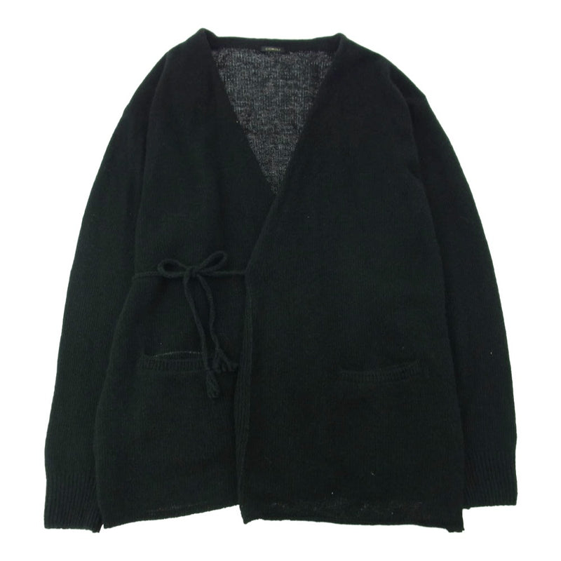 COMOLI コモリ 24AW A03-06001 カシミヤ製品染 カーディガン ブラック系 3【中古】