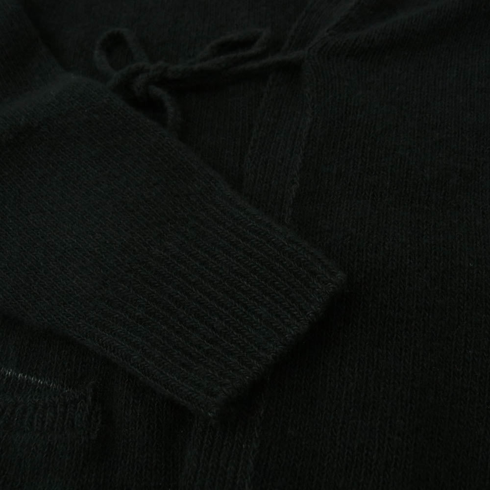 COMOLI コモリ 24AW A03-06001 カシミヤ製品染 カーディガン ブラック系 3【中古】