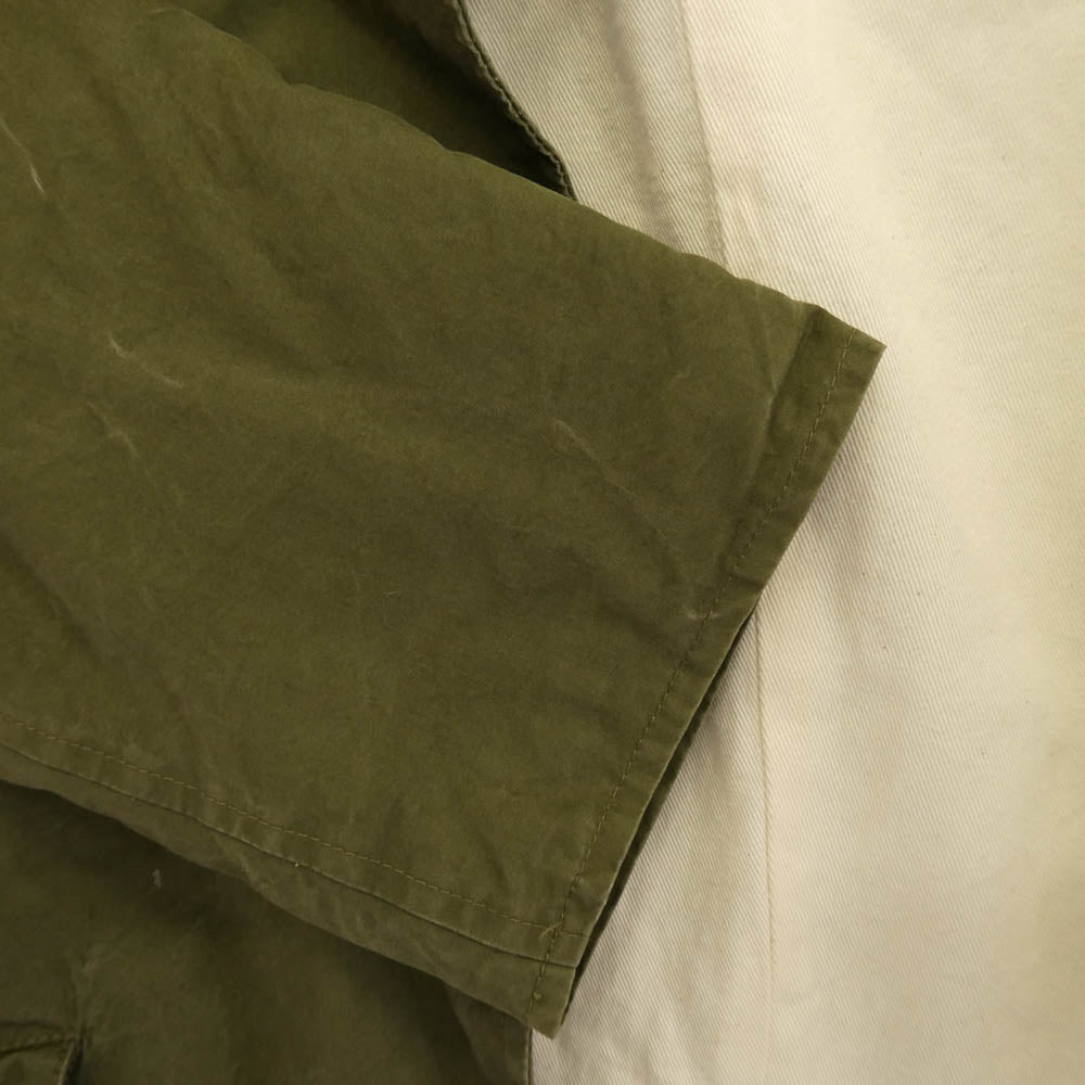 Paul Harnden ポールハーデン 英国製 Mac coat マックコート ベンタイルコットン ジャケット カーキ系 S【中古】