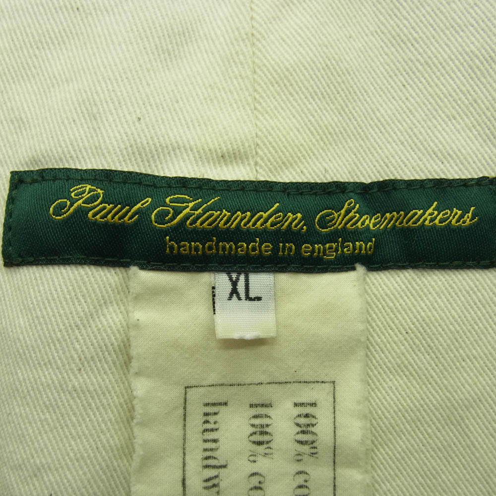Paul Harnden ポールハーデン 英国製 COTTON M.Parka ダブルジップアップ フーデッド ジャケット カーキ系 XL【中古】