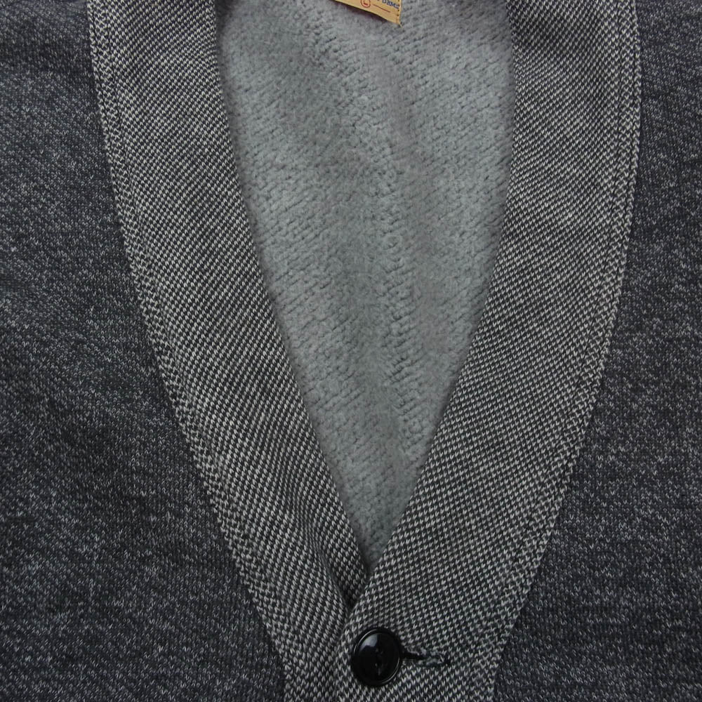 WHITESVILLE ホワイツビル WV68325 TWIST MOCK SWEAT CARDIGAN ツイストモック スウェット カーディガン　 グレー系 L【中古】