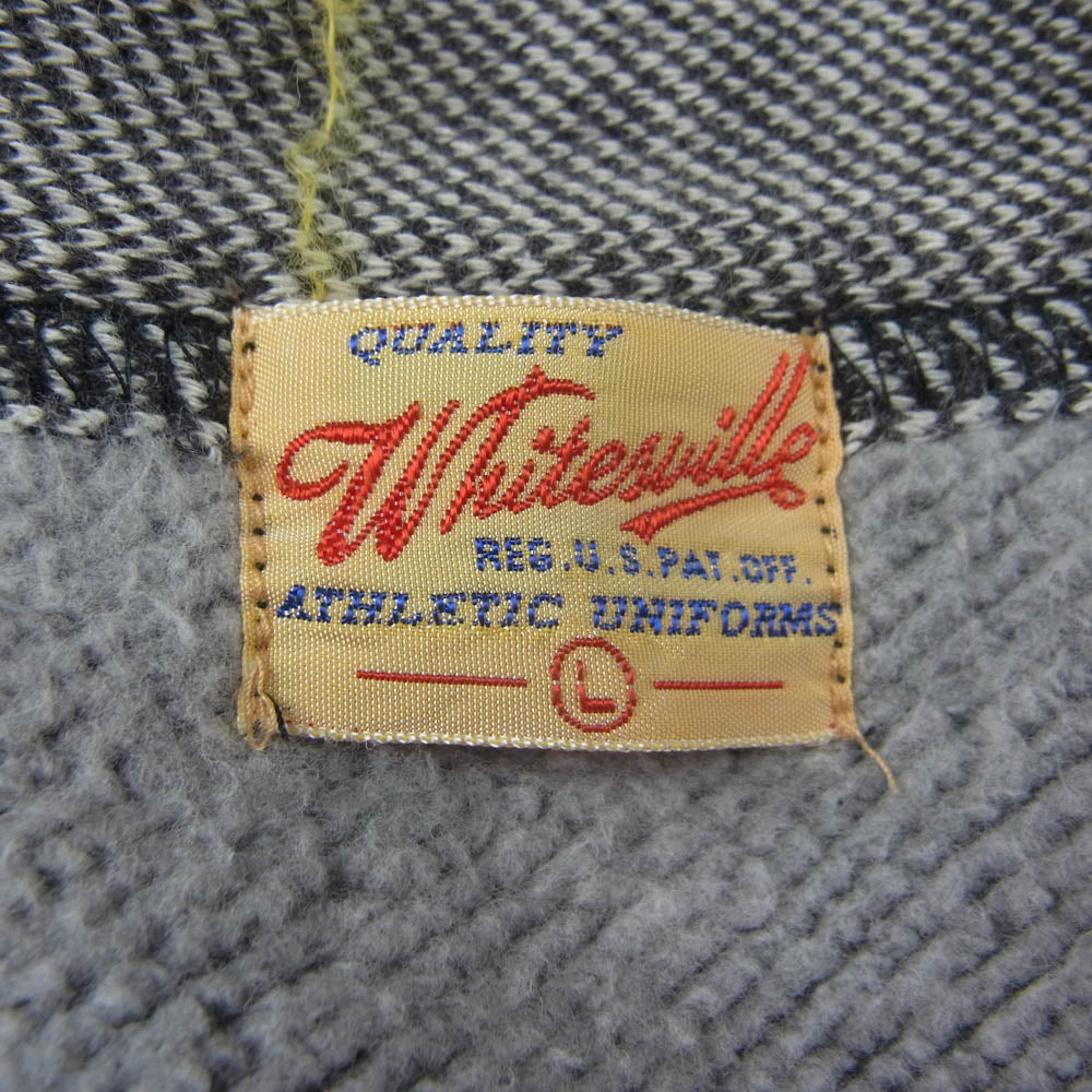 WHITESVILLE ホワイツビル WV68325 TWIST MOCK SWEAT CARDIGAN ツイストモック スウェット カーディガン　 グレー系 L【中古】