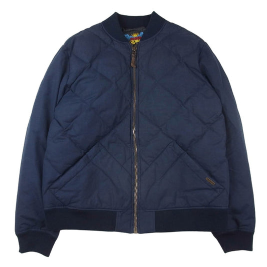 Eddie Bauer エディー・バウアー スカイライナー キルティング ダウンジャケット ネイビー系 XL【中古】