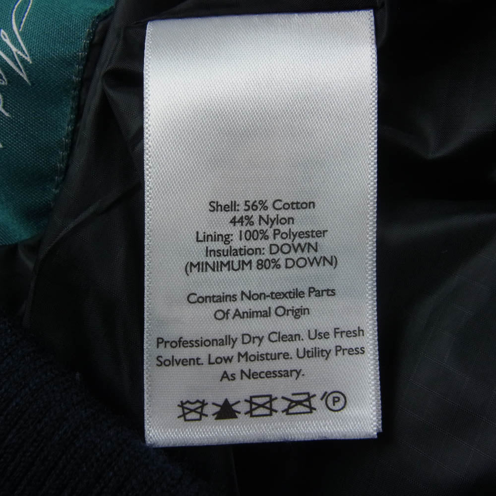 Eddie Bauer エディー・バウアー スカイライナー キルティング ダウンジャケット ネイビー系 XL【中古】