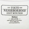 NEIGHBORHOOD ネイバーフッド 20SS ×長濱治 Gun Photo Tee 半袖Tシャツ ホワイト系 M【中古】