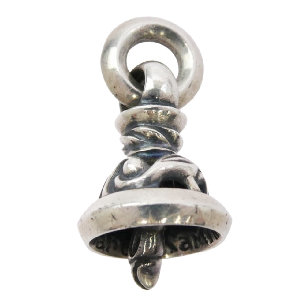 LEONARD KAMHOUT レナードカムホート 純正レザーポーチ付き Mating Flight Pendant Heron Bell メイティングフライトコレクション ヘロンベル ペンダント シルバー系【中古】