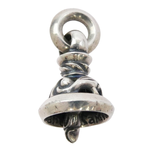 LEONARD KAMHOUT レナードカムホート 純正レザーポーチ付き Mating Flight Pendant Heron Bell メイティングフライトコレクション ヘロンベル ペンダント シルバー系【中古】