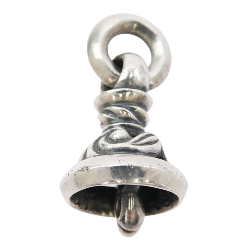 LEONARD KAMHOUT レナードカムホート 純正レザーポーチ付き Mating Flight Pendant Heron Bell メイティングフライトコレクション ヘロンベル ペンダント シルバー系【中古】
