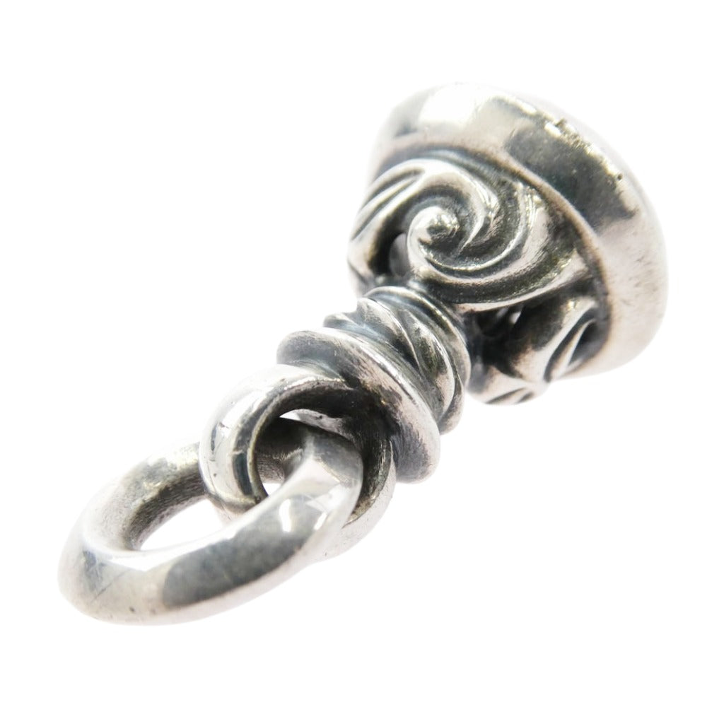 LEONARD KAMHOUT レナードカムホート 純正レザーポーチ付き Mating Flight Pendant Heron Bell メイティングフライトコレクション ヘロンベル ペンダント シルバー系【中古】