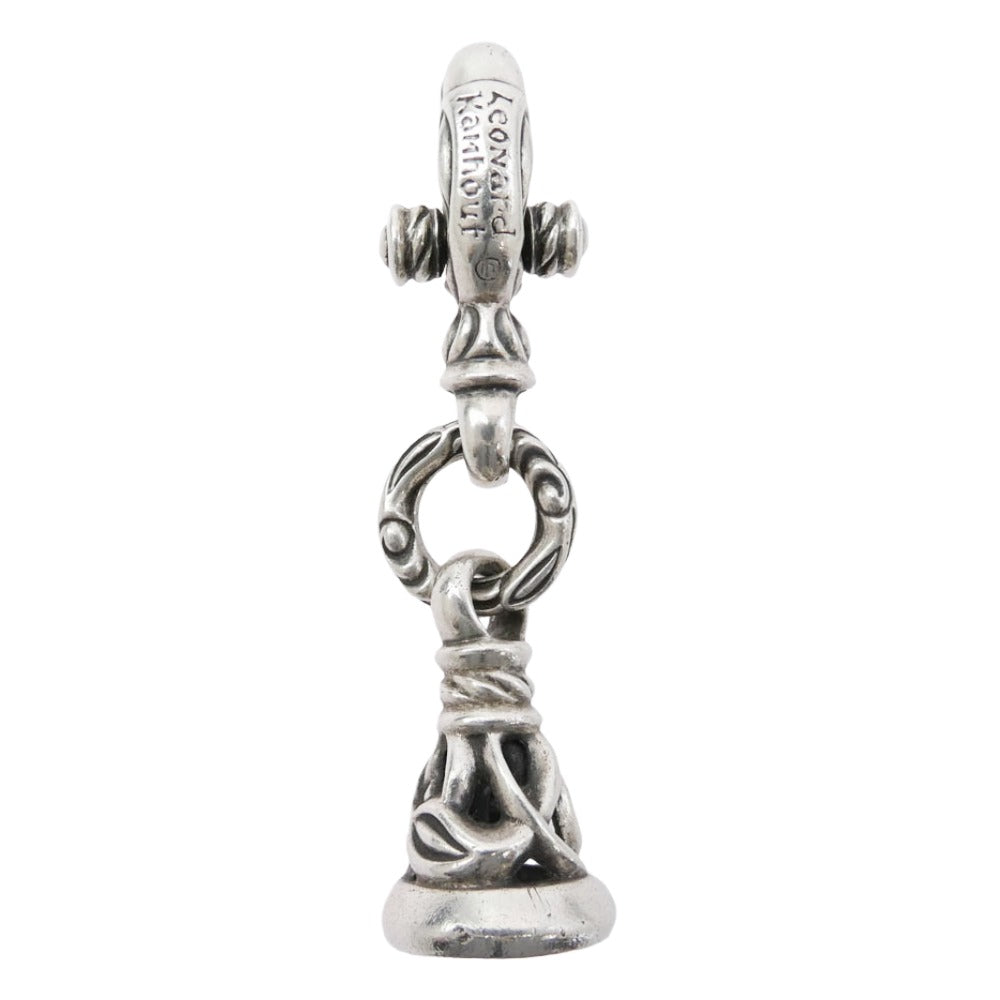 LEONARD KAMHOUT レナードカムホート Key clasp Creane bell 1996刻印入り クレーンベル キークラスプ Mサイズ シルバー系【中古】