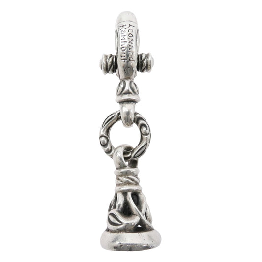 LEONARD KAMHOUT レナードカムホート Key clasp Creane bell 1996刻印入り クレーンベル キークラスプ Lサイズ シルバー系【中古】