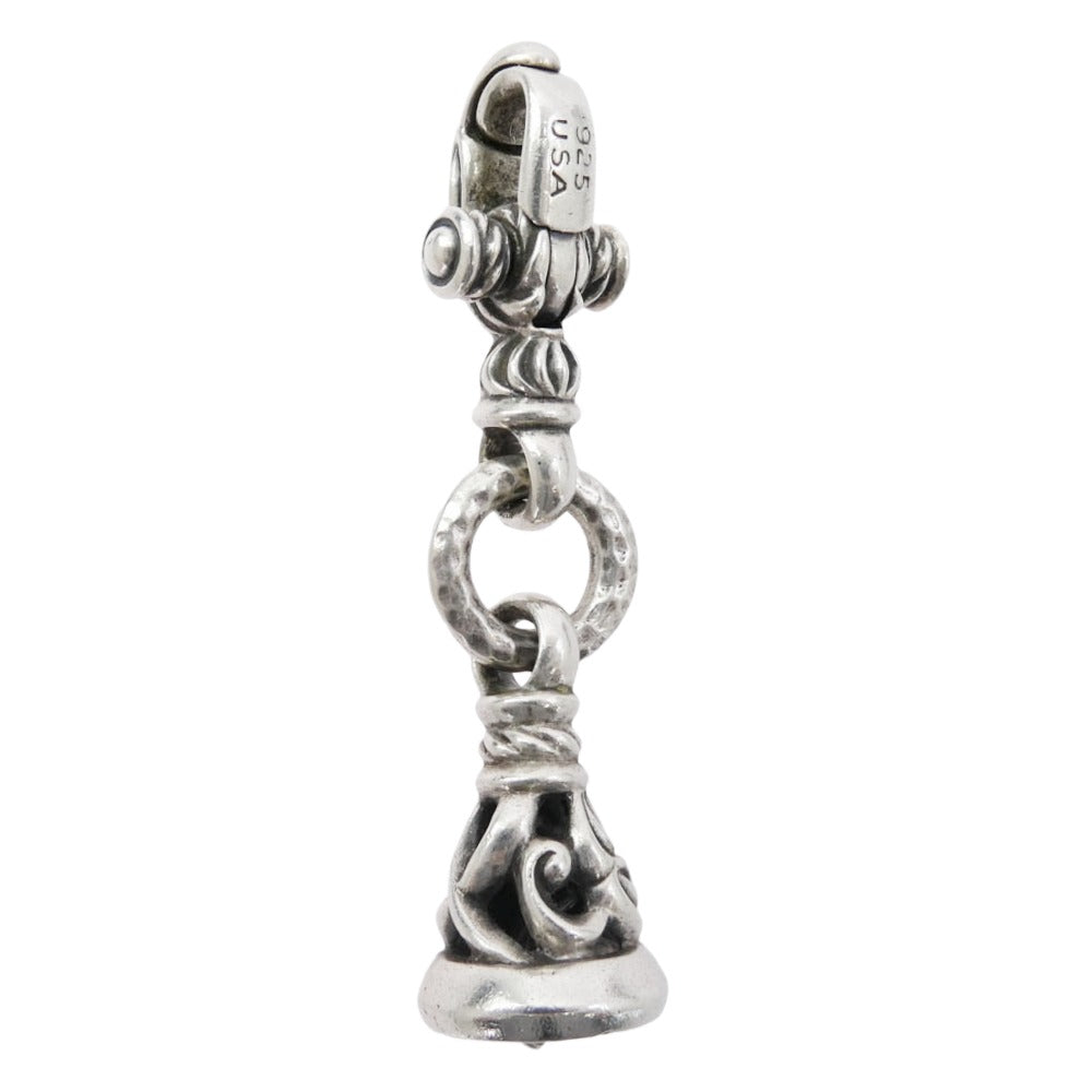 LEONARD KAMHOUT レナードカムホート Key clasp Creane bell 1996刻印入り クレーンベル キークラスプ Mサイズ シルバー系【中古】
