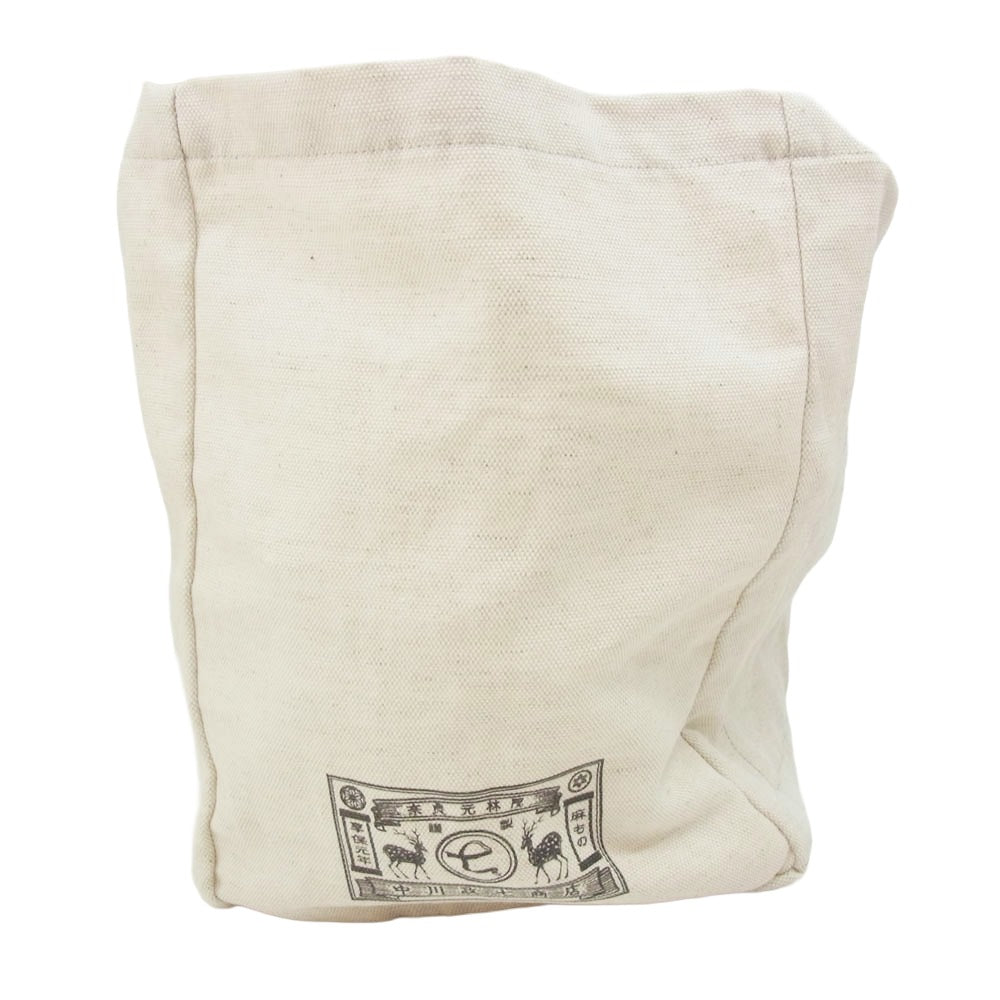 中村政七商店 コットン キャンバス トートバッグ ベージュ系【中古】