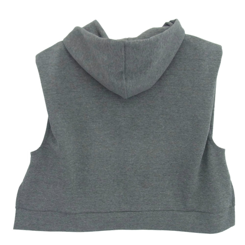 nagonstans ナゴンスタンス 470IS780-1521 hood vest フードベスト パーカー グレー系 M【中古】