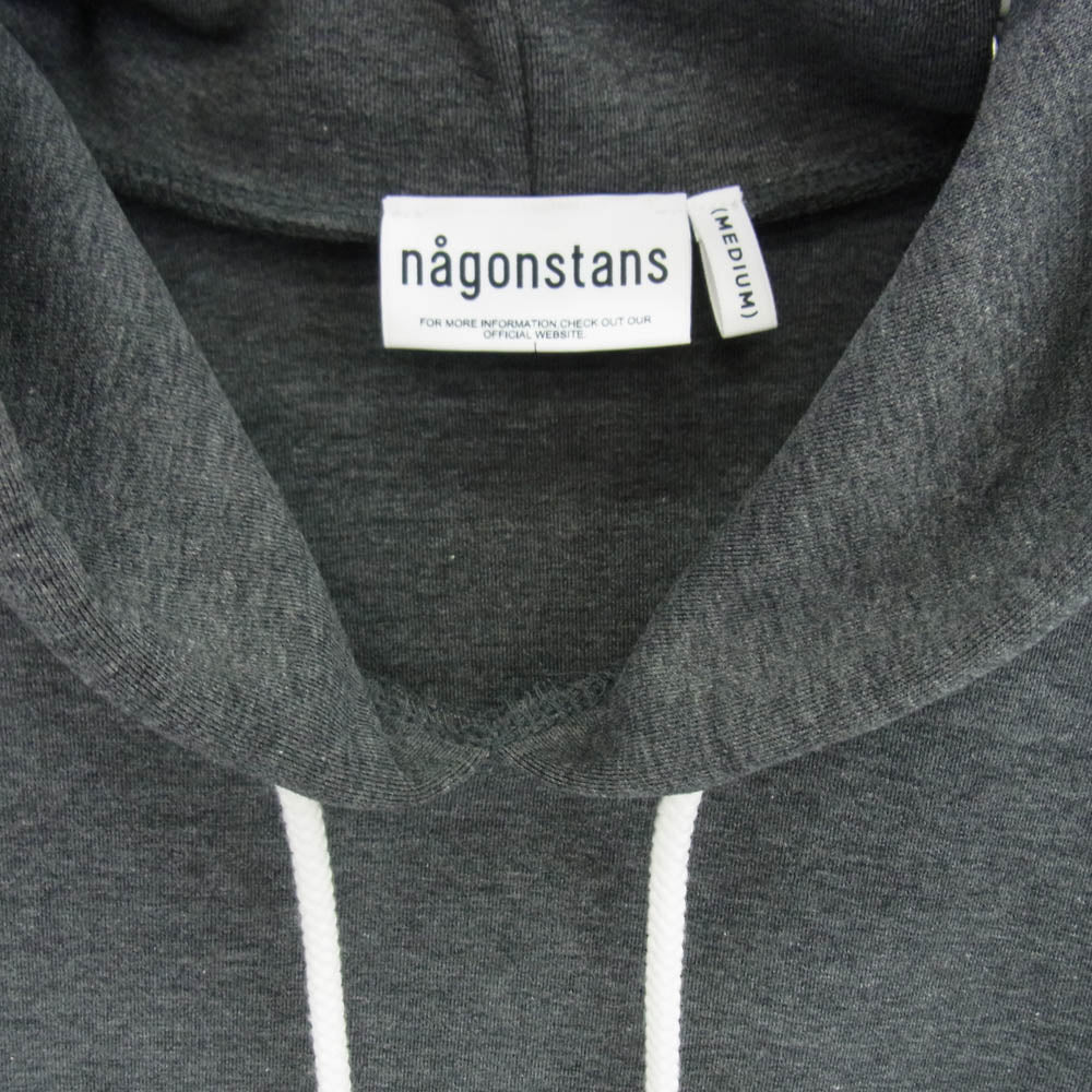 nagonstans ナゴンスタンス 470IS780-1521 hood vest フードベスト パーカー グレー系 M【中古】
