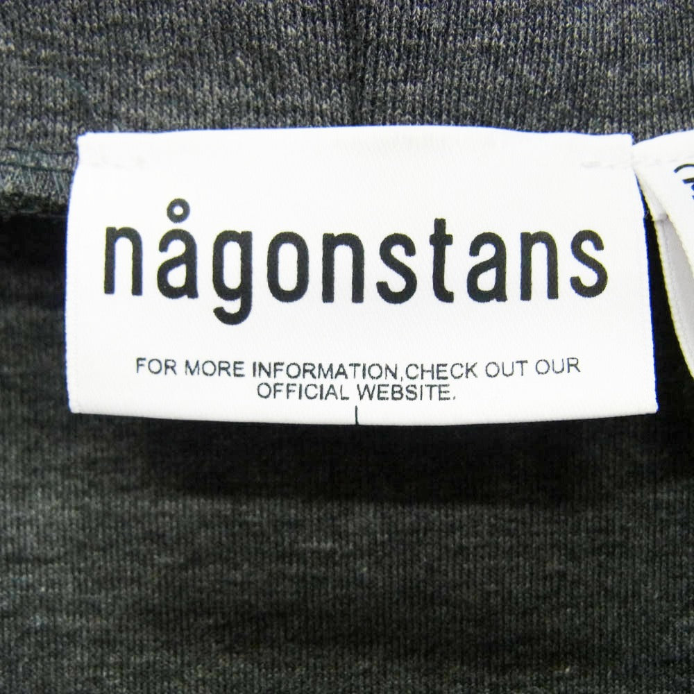 nagonstans ナゴンスタンス 470IS780-1521 hood vest フードベスト パーカー グレー系 M【中古】