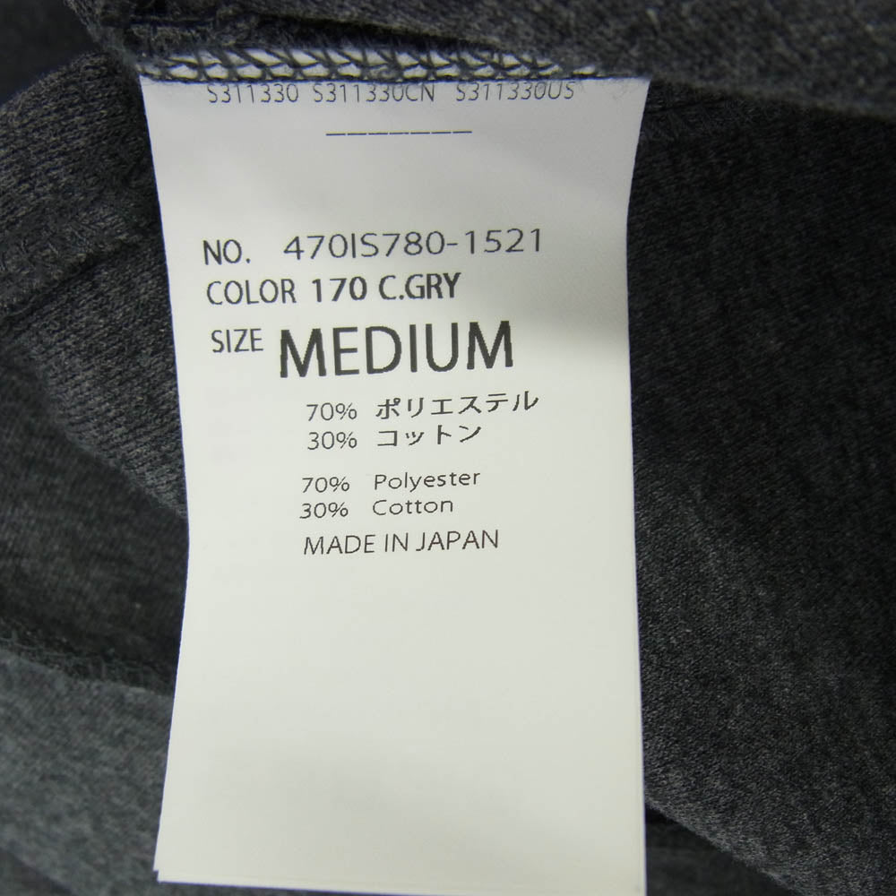 nagonstans ナゴンスタンス 470IS780-1521 hood vest フードベスト パーカー グレー系 M【中古】