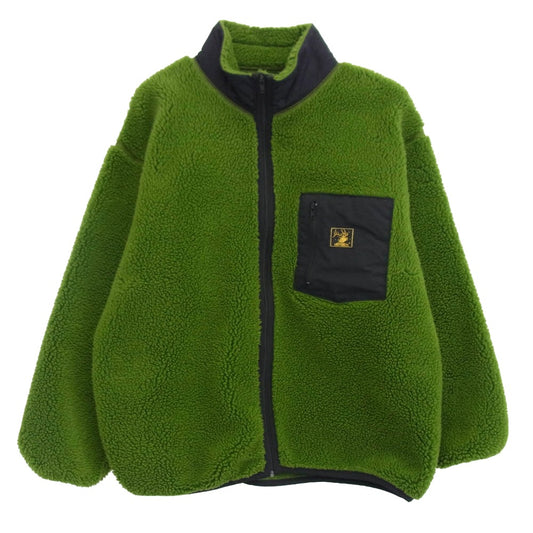 ANDFAMILYS アンドファミリー JK2310752 ITALIAN BOA JACKET イタリアン ボア フリース ジャケット グリーン系 S【中古】