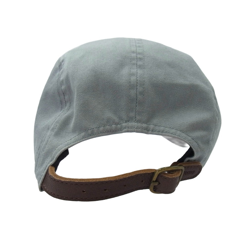 Supreme シュプリーム 22SS Washed Chino Twill Camp Cap ウォッシュ チノ ツイル キャンプ キャップ グレー系 グレー系【中古】