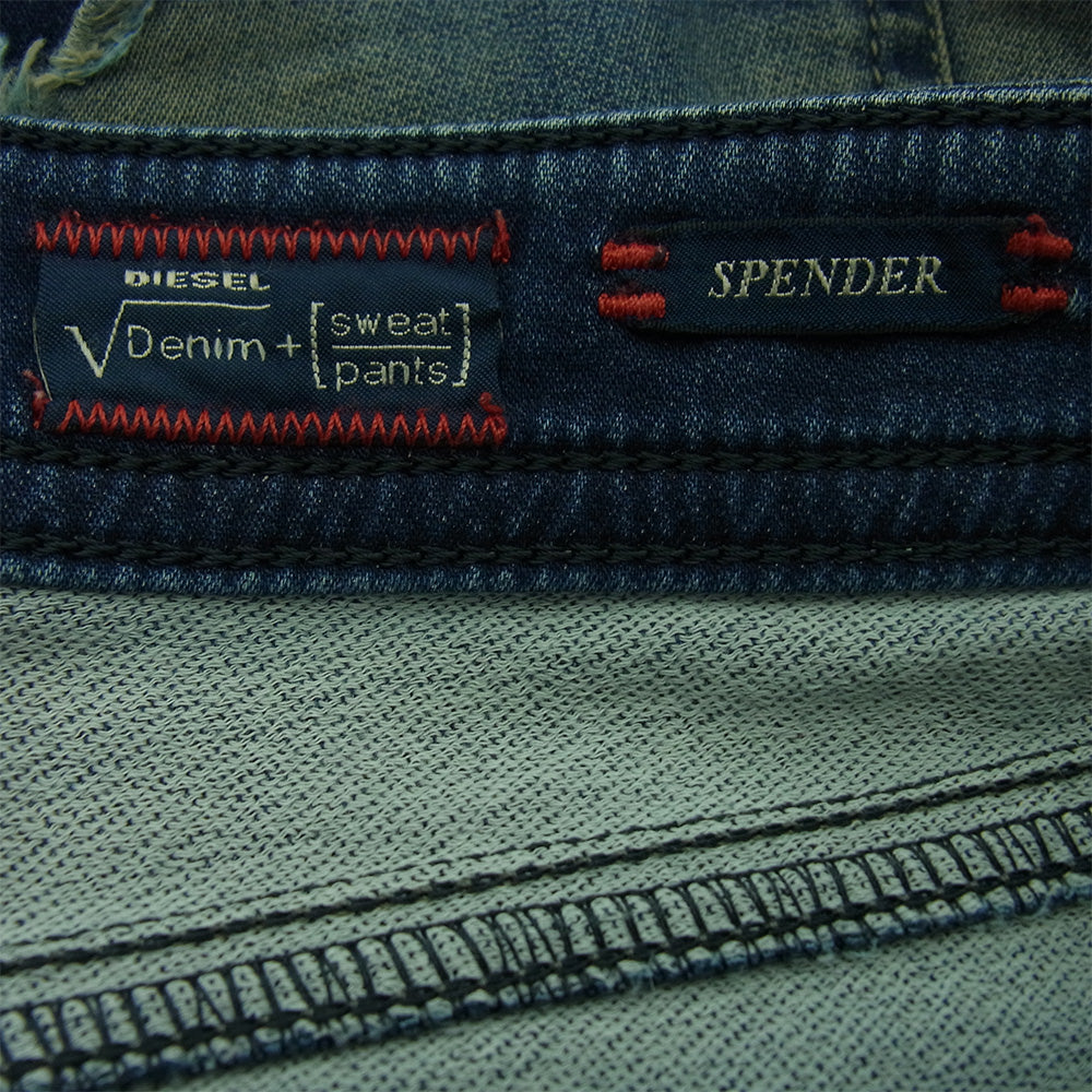 DIESEL ディーゼル SPENDER JOG DENIM スキニージョグジーンズ デニムパンツ インディゴブルー系 34【中古】