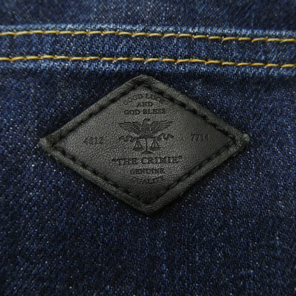 CRIMIE クライミー STRETCH FABLIC デニム パンツ インディゴブルー系 XL【中古】