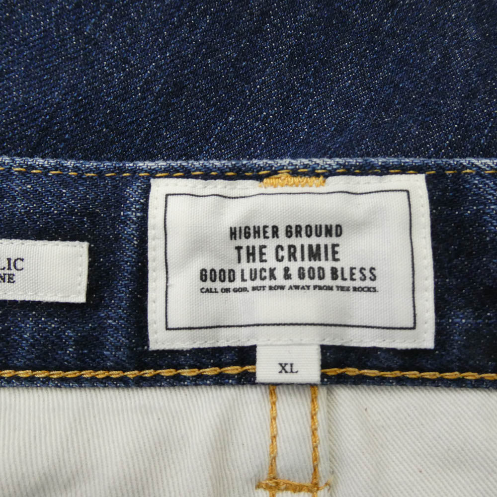 CRIMIE クライミー STRETCH FABLIC デニム パンツ インディゴブルー系 XL【中古】